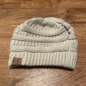 C.C Brand beanie tan